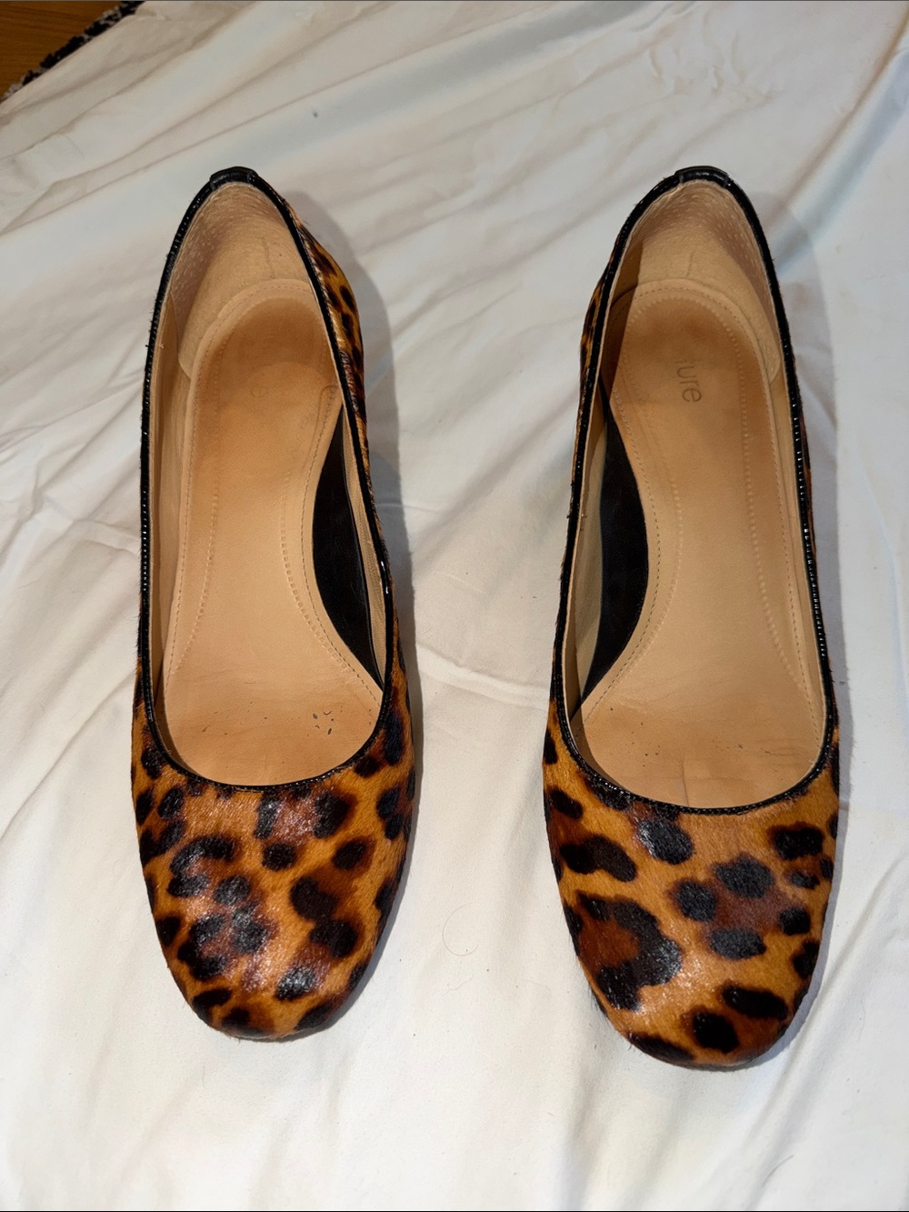 Nurture by Lamaze Leopard Print Heels in Tan & Black
